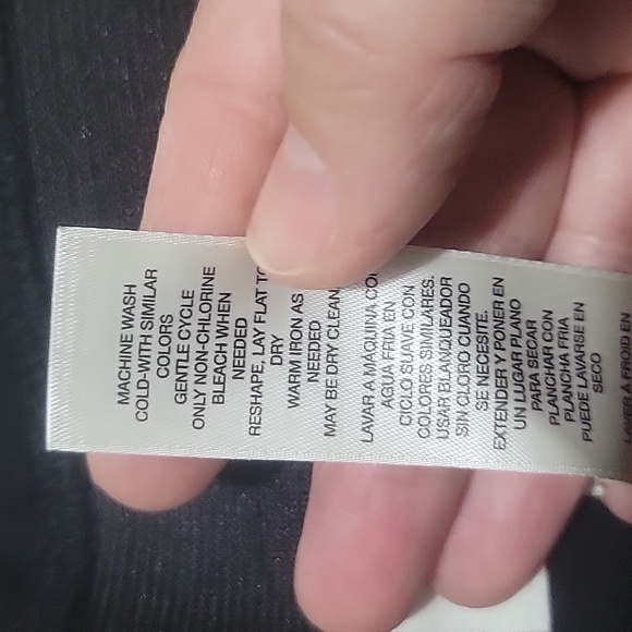 Ladies pull on elastic waist pants, ankle length, black - Picture 6 of 7